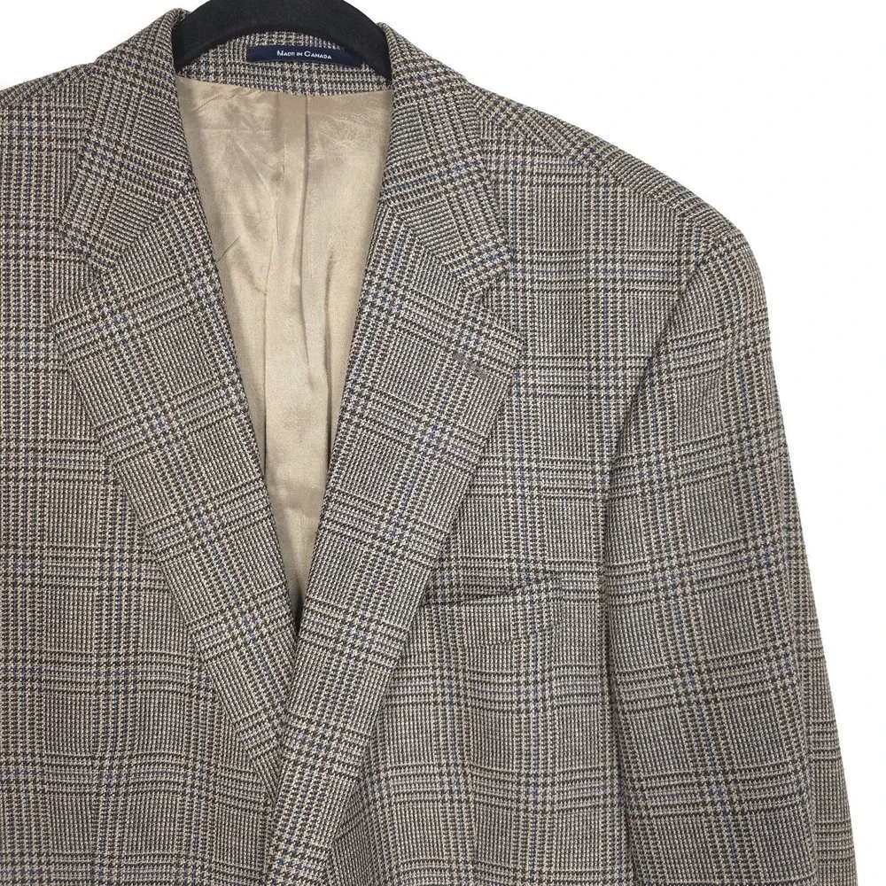 Vintage POLO UNIVERSITY RALPH LAUREN‎ Sport Coat Blazer 43T SILK WOOL Canada